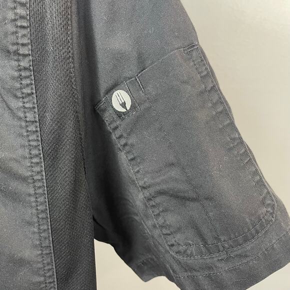 Men's Black Short Sleeve Jacket - Picture 5 of 7